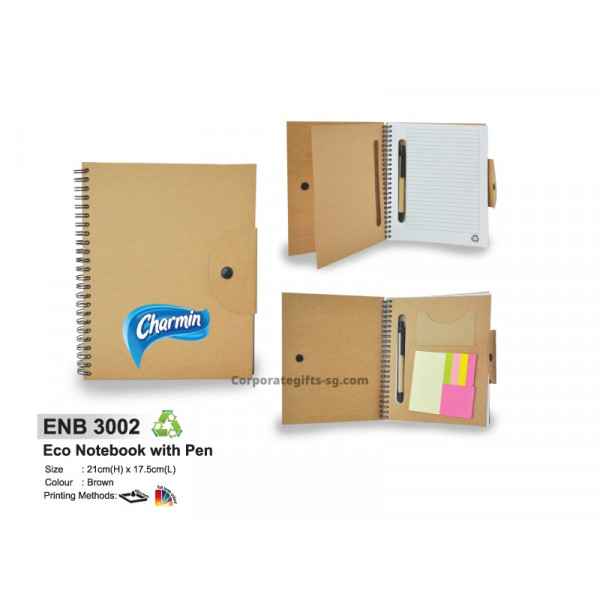 ENB 3002 Eco Notebook with Pen